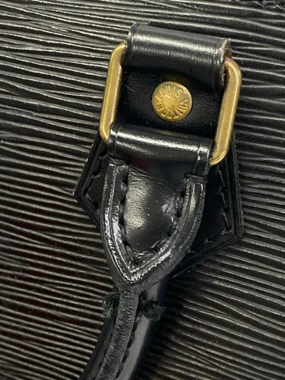 LOUIS VUITTON Speedy 30 M43002 Noir Epi VI0962 Handbag